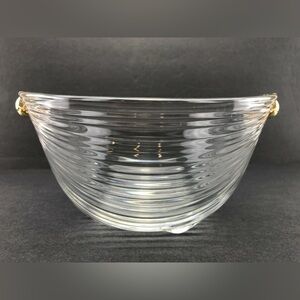 Vintage Jeanette Ribbed Serving Bowl